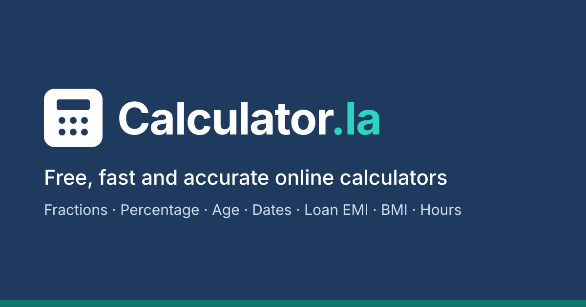 Days Since Calculator: Days Since a Date | calculator.la